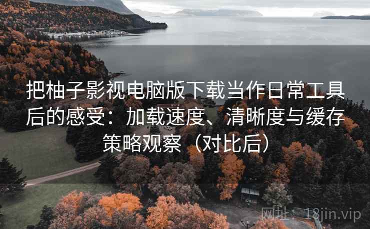 把柚子影视电脑版下载当作日常工具后的感受：加载速度、清晰度与缓存策略观察（对比后）