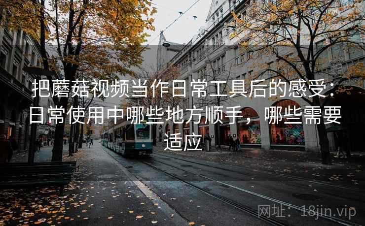 把蘑菇视频当作日常工具后的感受：日常使用中哪些地方顺手，哪些需要适应