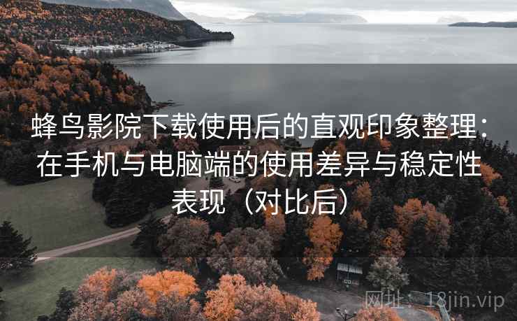 蜂鸟影院下载使用后的直观印象整理：在手机与电脑端的使用差异与稳定性表现（对比后）
