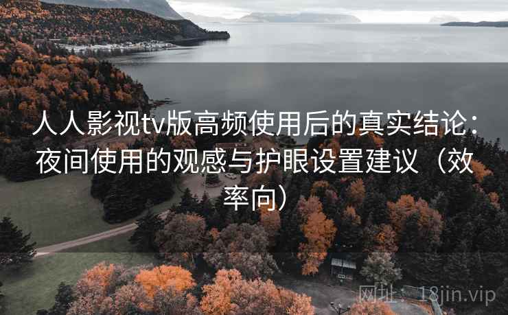 人人影视tv版高频使用后的真实结论：夜间使用的观感与护眼设置建议（效率向）